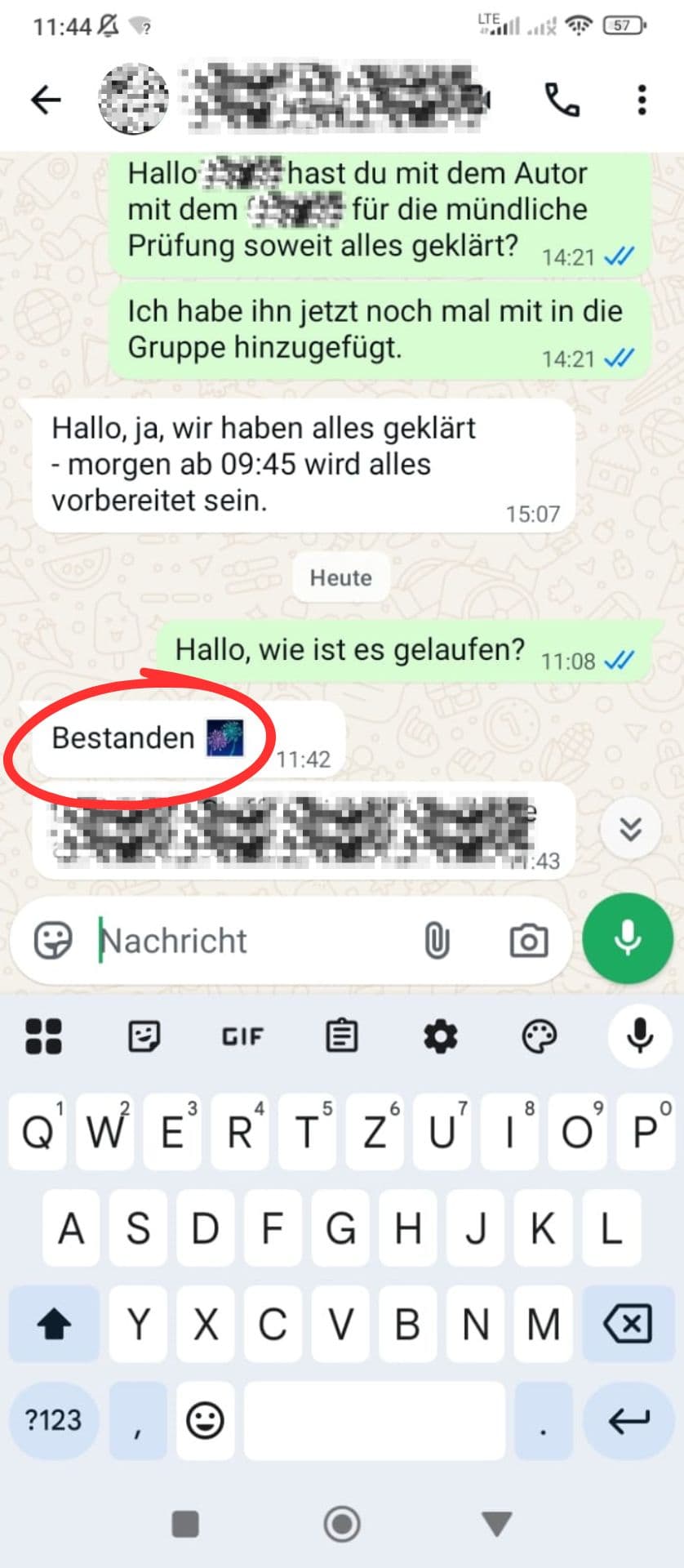 WhatsApp-Kundenfeedback an dein-ghostwriter.de, Nachricht 8 von 9